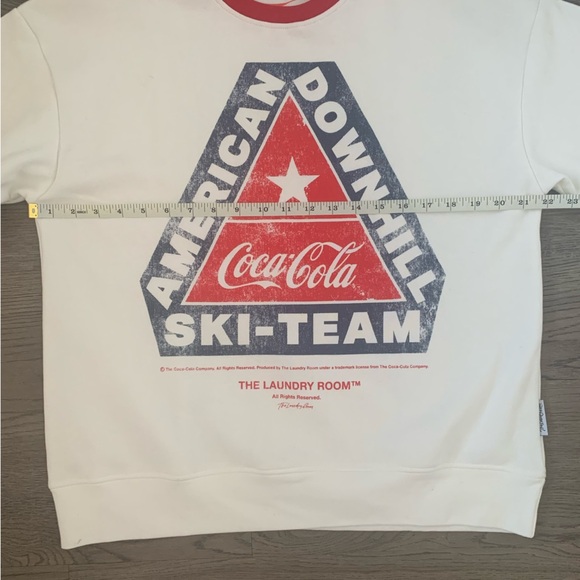 The Laundry Room Coca Cola American Downhill Ski Team Sweatshirt - Size M - NWT - Picture 8 of 11